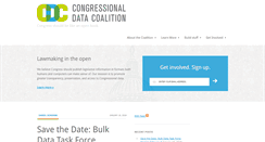 Desktop Screenshot of congressionaldata.org